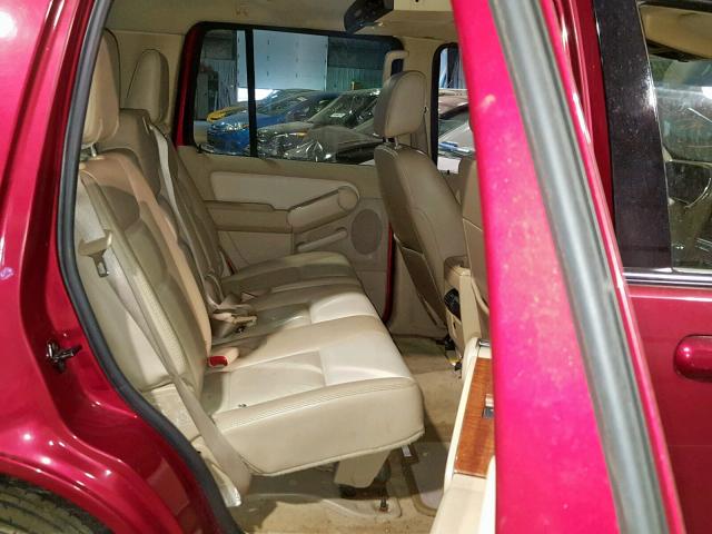 1FMEU74E36UB13382 - 2006 FORD EXPLORER E RED photo 6