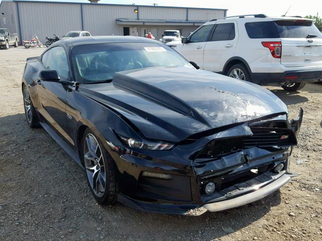 1FA6P8CF2F5412961 - 2015 FORD MUSTANG GT BLACK photo 1