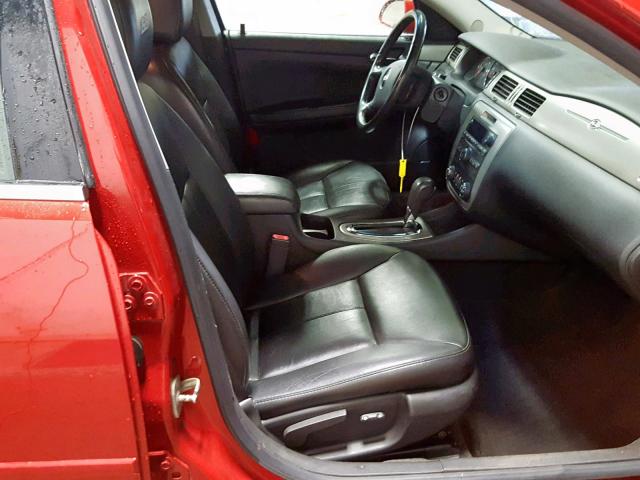 2G1WD58C679134398 - 2007 CHEVROLET IMPALA SUP RED photo 5