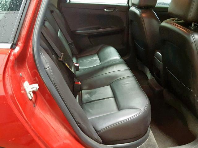 2G1WD58C679134398 - 2007 CHEVROLET IMPALA SUP RED photo 6
