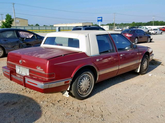 1G6KS5335LU821973 - 1990 CADILLAC SEVILLE RED photo 4