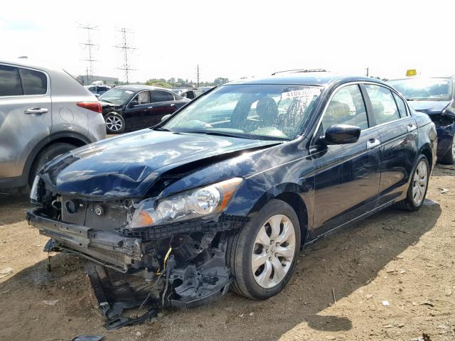 1HGCP36898A087122 - 2008 HONDA ACCORD EXL BLACK photo 2