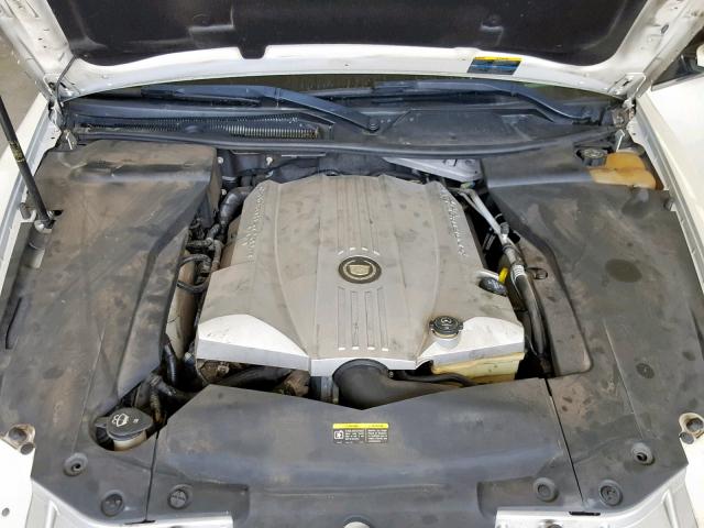 1G6DC67A150177614 - 2005 CADILLAC STS WHITE photo 7