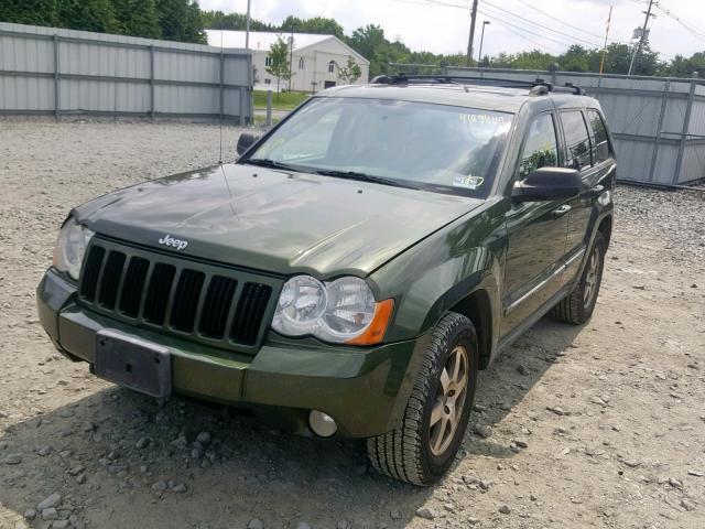 1J8GR48K08C148492 - 2008 JEEP GRAND CHER GREEN photo 2