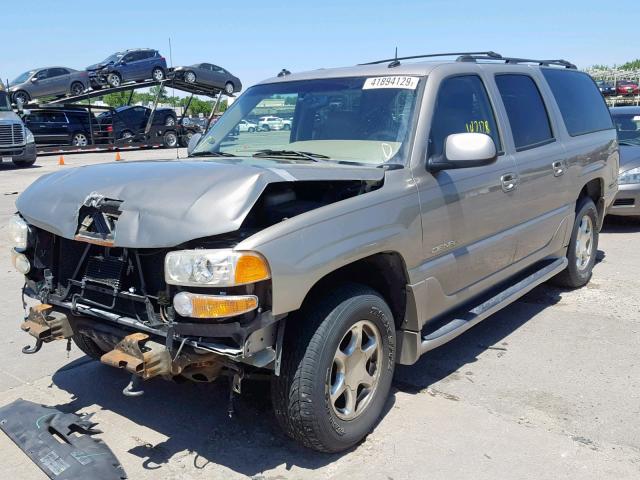 1GKFK66U83J322129 - 2003 GMC YUKON XL D GOLD photo 2