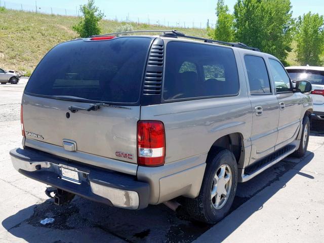 1GKFK66U83J322129 - 2003 GMC YUKON XL D GOLD photo 4