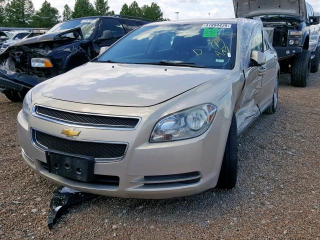 1G1ZC5E02AF151417 - 2010 CHEVROLET MALIBU 1LT 金色 照片 2