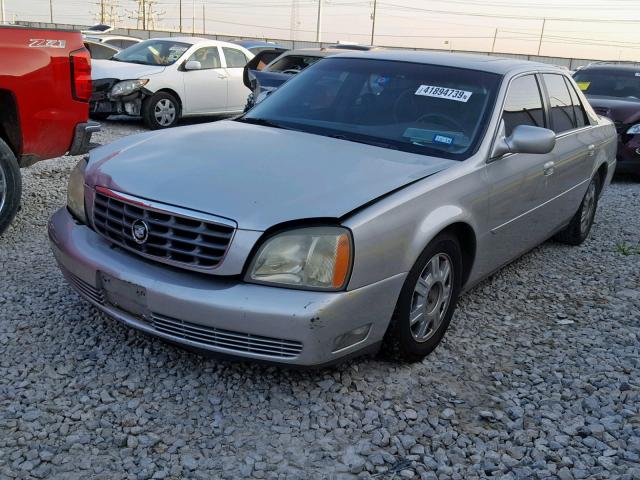 1G6KD54Y94U167873 - 2004 CADILLAC DEVILLE SILVER photo 2