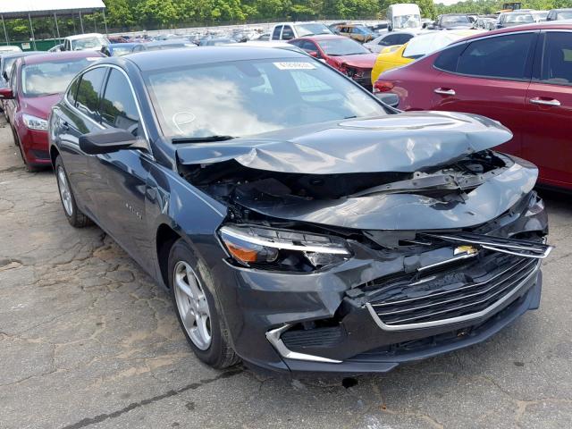 1G1ZB5ST9HF193871 - 2017 CHEVROLET MALIBU LS GRAY photo 1