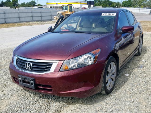 1HGCP2F85AA182650 - 2010 HONDA ACCORD EXL RED photo 2