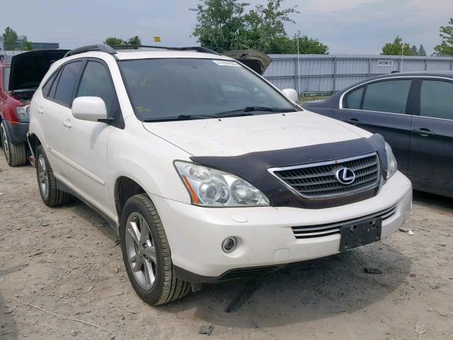 JTJHW31U272019617 - 2007 LEXUS RX 400H WHITE photo 1