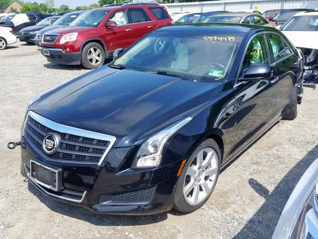 1G6AA5RA9D0140003 - 2013 CADILLAC ATS BLACK photo 2