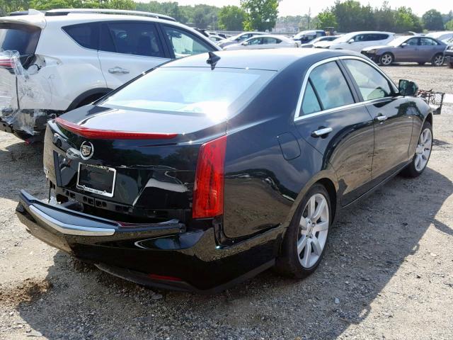 1G6AA5RA9D0140003 - 2013 CADILLAC ATS BLACK photo 4