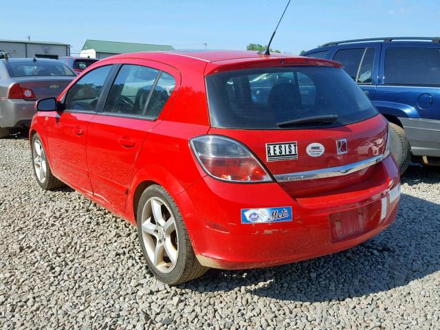W08AT671385103160 - 2008 SATURN ASTRA XR RED photo 3