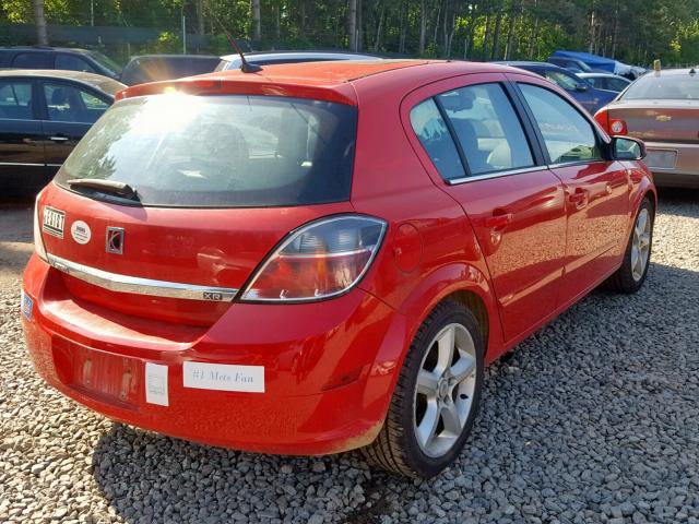 W08AT671385103160 - 2008 SATURN ASTRA XR RED photo 4