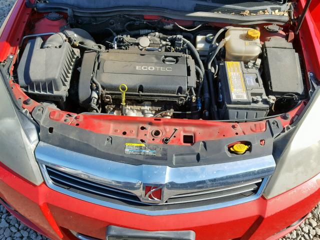 W08AT671385103160 - 2008 SATURN ASTRA XR RED photo 7