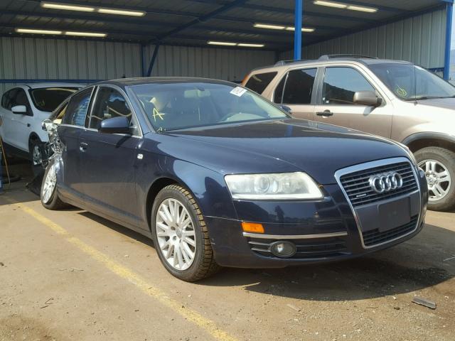 WAUDH74F56N131354 - 2006 AUDI A6 3.2 QUA BLUE photo 1