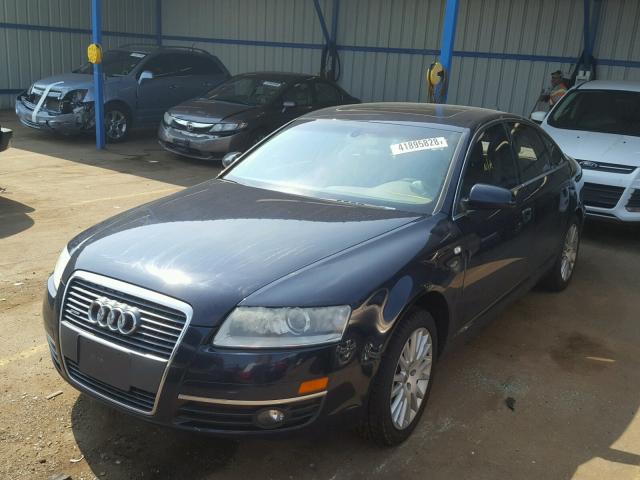 WAUDH74F56N131354 - 2006 AUDI A6 3.2 QUA BLUE photo 2