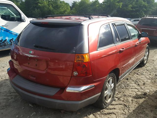 2C8GM684X5R507173 - 2005 CHRYSLER PACIFICA T RED photo 4