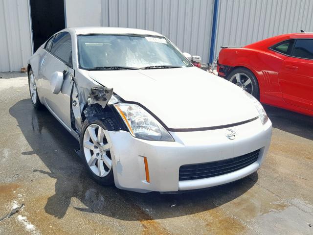 JN1AZ34D74T164359 - 2004 NISSAN 350Z COUPE SILVER photo 1