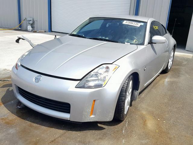 JN1AZ34D74T164359 - 2004 NISSAN 350Z COUPE SILVER photo 2