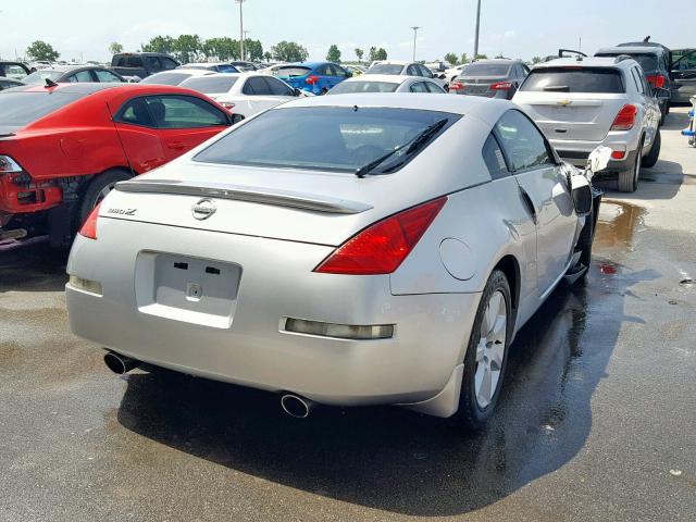 JN1AZ34D74T164359 - 2004 NISSAN 350Z COUPE SILVER photo 4