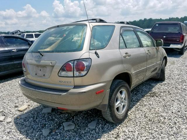 JTJGF10U610085852 - 2001 LEXUS RX 300 GOLD photo 4