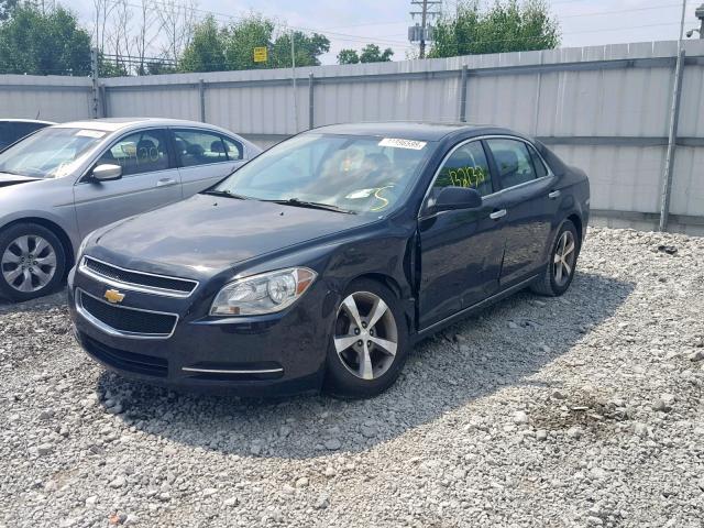 1G1ZC5E06CF242189 - 2012 CHEVROLET MALIBU 1LT 黑色 照片 2