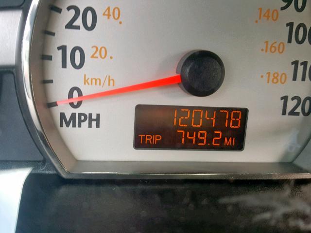 1G8AW12F25Z141157 - 2005 SATURN ION LEVEL GRAY photo 8