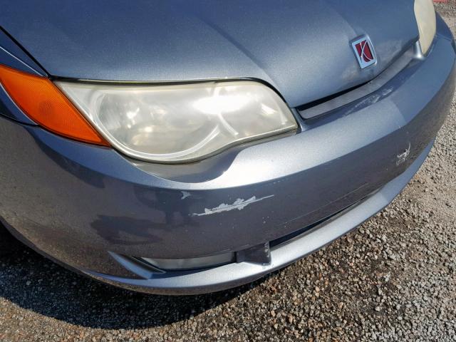 1G8AW12F25Z141157 - 2005 SATURN ION LEVEL GRAY photo 9