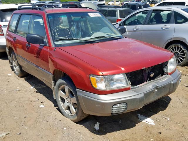 JF1SF6557WH763289 - 1998 SUBARU FORESTER S MAROON photo 1