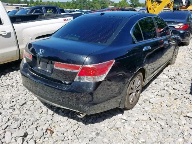 1HGCP3F89CA012087 - 2012 HONDA ACCORD EXL BLACK photo 4