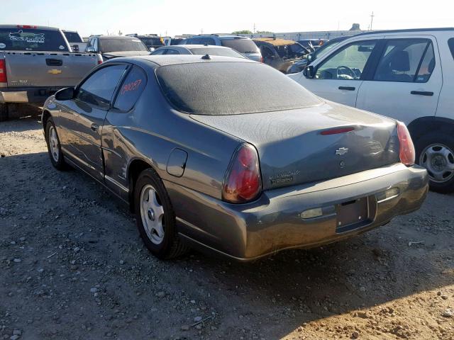 2G1WW12E049271555 - 2004 CHEVROLET MONTE CARL 灰色 照片 3
