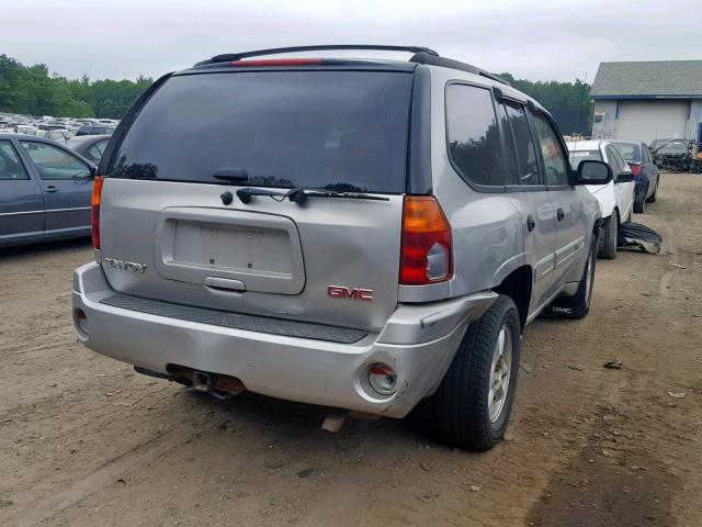 1GKDT13S942395533 - 2004 GMC ENVOY SILVER photo 4