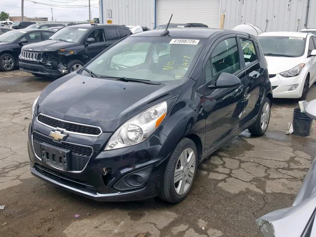 KL8CB6S99EC528866 - 2014 CHEVROLET SPARK LS BLACK photo 2