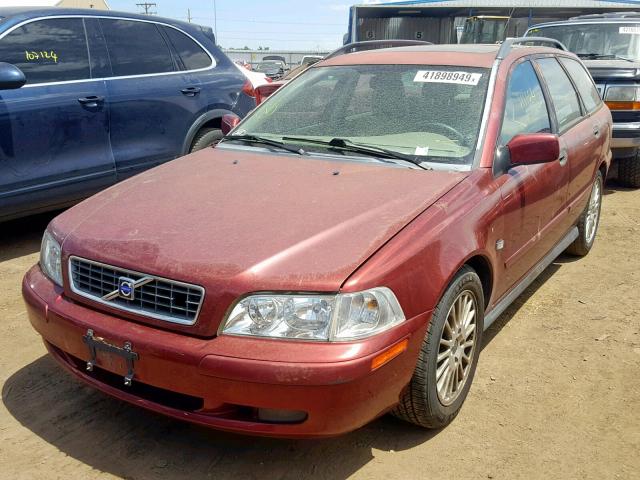 YV1VW27524F103015 - 2004 VOLVO V40 1.9T RED photo 2