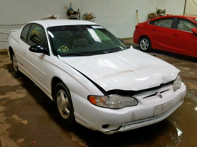 2G1WX12K8Y9188416 - 2000 CHEVROLET MONTE CARL WHITE photo 1