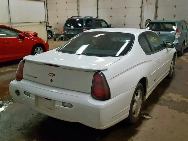 2G1WX12K8Y9188416 - 2000 CHEVROLET MONTE CARL WHITE photo 4