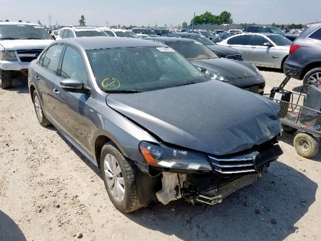 1VWAT7A32FC023247 - 2015 VOLKSWAGEN PASSAT S GRAY photo 1