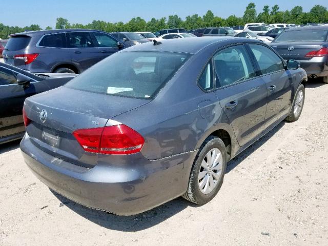 1VWAT7A32FC023247 - 2015 VOLKSWAGEN PASSAT S GRAY photo 4