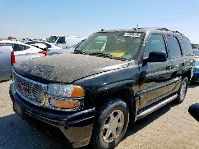 1GKEK63U15J254372 - 2005 GMC YUKON DENA BLACK photo 2