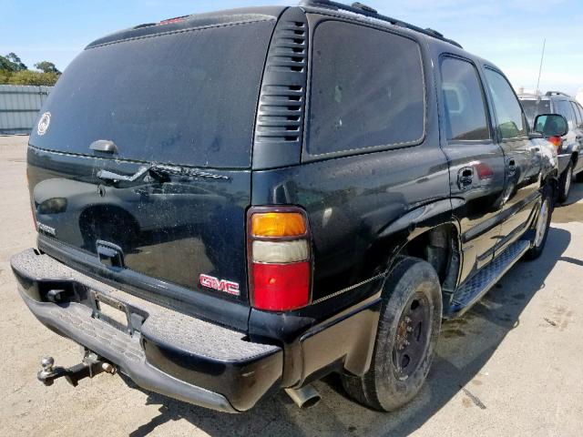 1GKEK63U15J254372 - 2005 GMC YUKON DENA BLACK photo 4