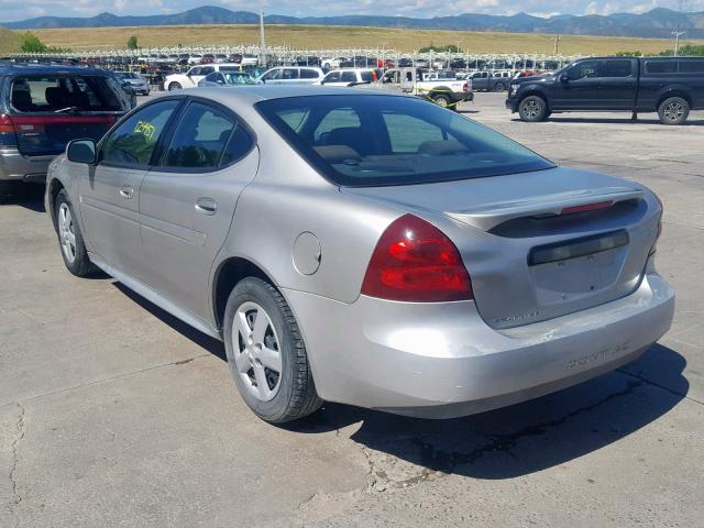 2G2WP552371177500 - 2007 PONTIAC GRAND PRIX SILVER photo 3