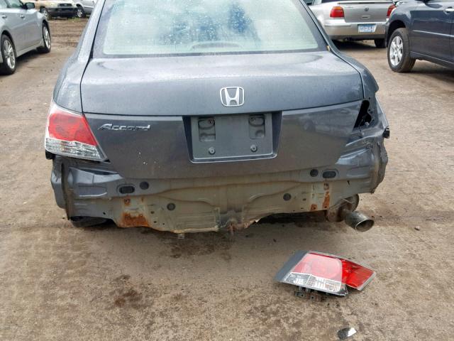 1HGCP2F42AA015157 - 2010 HONDA ACCORD LXP SILVER photo 9