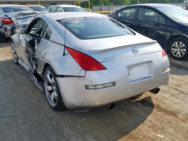 JN1AZ34E26M352292 - 2006 NISSAN 350Z COUPE SILVER photo 3