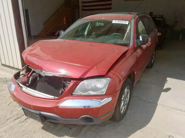 2A4GM68496R853082 - 2006 CHRYSLER PACIFICA T MAROON photo 2