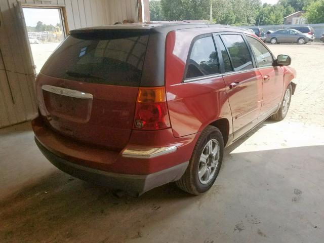 2A4GM68496R853082 - 2006 CHRYSLER PACIFICA T MAROON photo 4