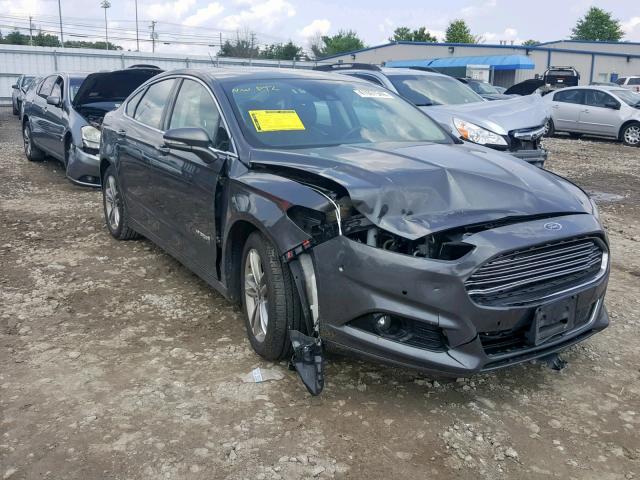 3FA6P0RU9FR220151 - 2015 FORD FUSION TIT GRAY photo 1