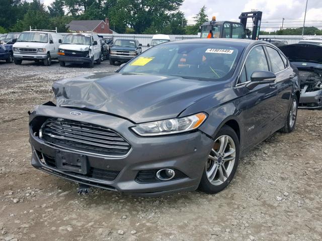 3FA6P0RU9FR220151 - 2015 FORD FUSION TIT GRAY photo 2