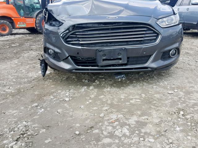 3FA6P0RU9FR220151 - 2015 FORD FUSION TIT GRAY photo 9